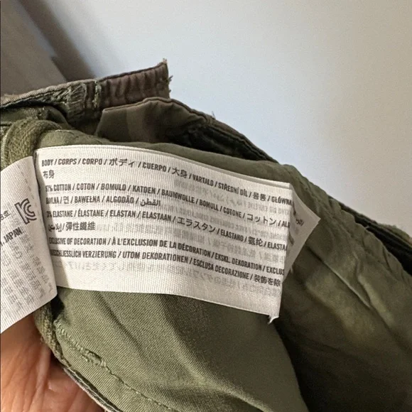Abercrombie & Fitch Camo Cargo Jogger Pants Utility Military Small - Picture 4 of 5